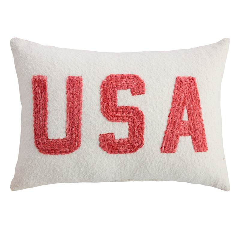 USA Boucle Lumbar Pillow, 14x20 | At Home
