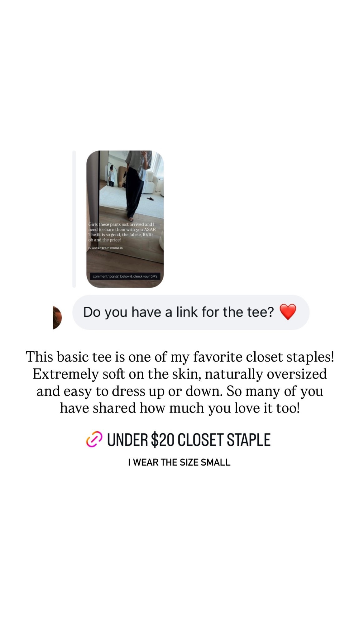 This basic tee is one of my favorite closet staples! Extremely soft on the skin, naturally oversized and easy to dress up or down. So many of you have shared how much you love it too!

#LTKmomlife #LTKgrwm #LTKootd