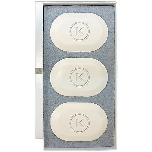Carved Solutions Luxury Personalized Circle Initial Soap Trio Set | Lands' End (US)