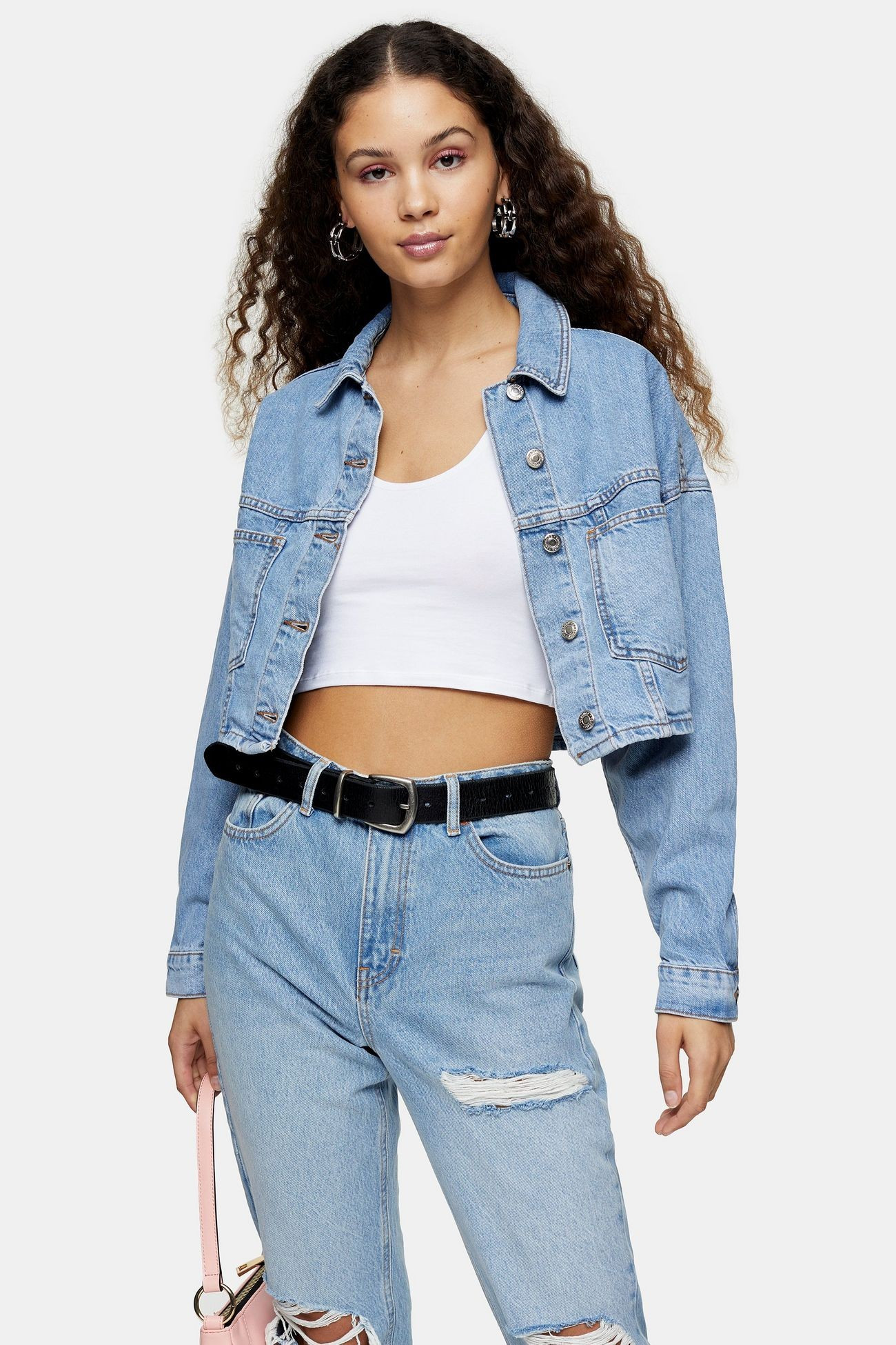 Cropped Denim Jacket | Topshop US