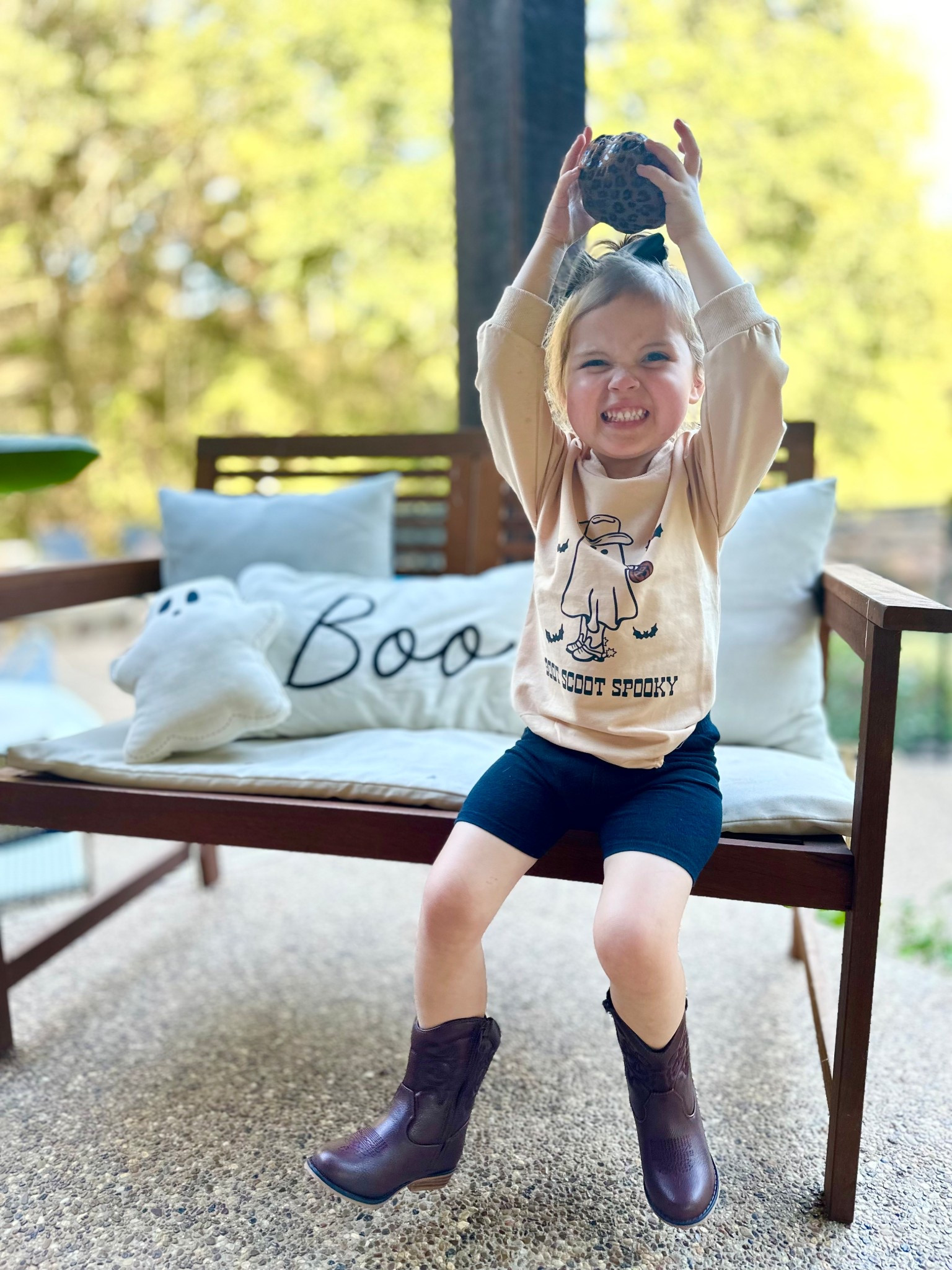 Boot scoot spooky shirt 
Toddler Halloween shirt 
Kids cowboy boots 
Amazon finds
Patio bench

#LTKHalloween #LTKKids