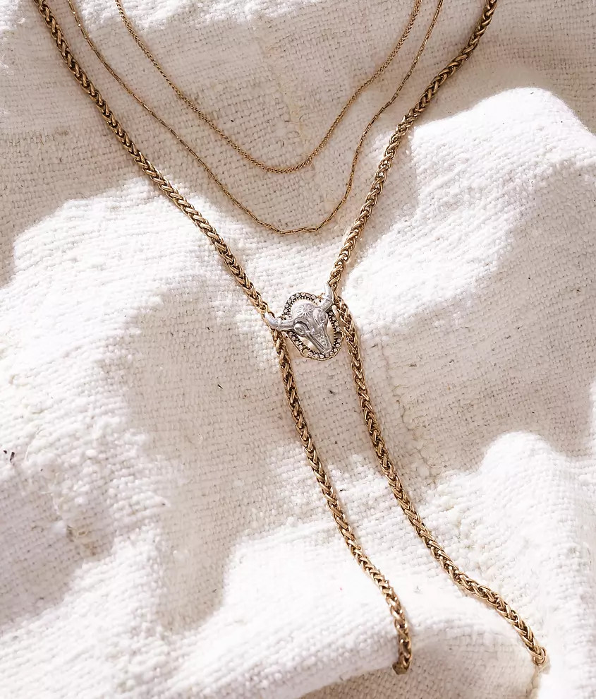 3 Pack Western Necklace Set | Buckle