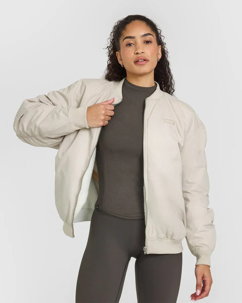 Reversible Bomber Jacket 
 Sand | Oner Active (UK / US)