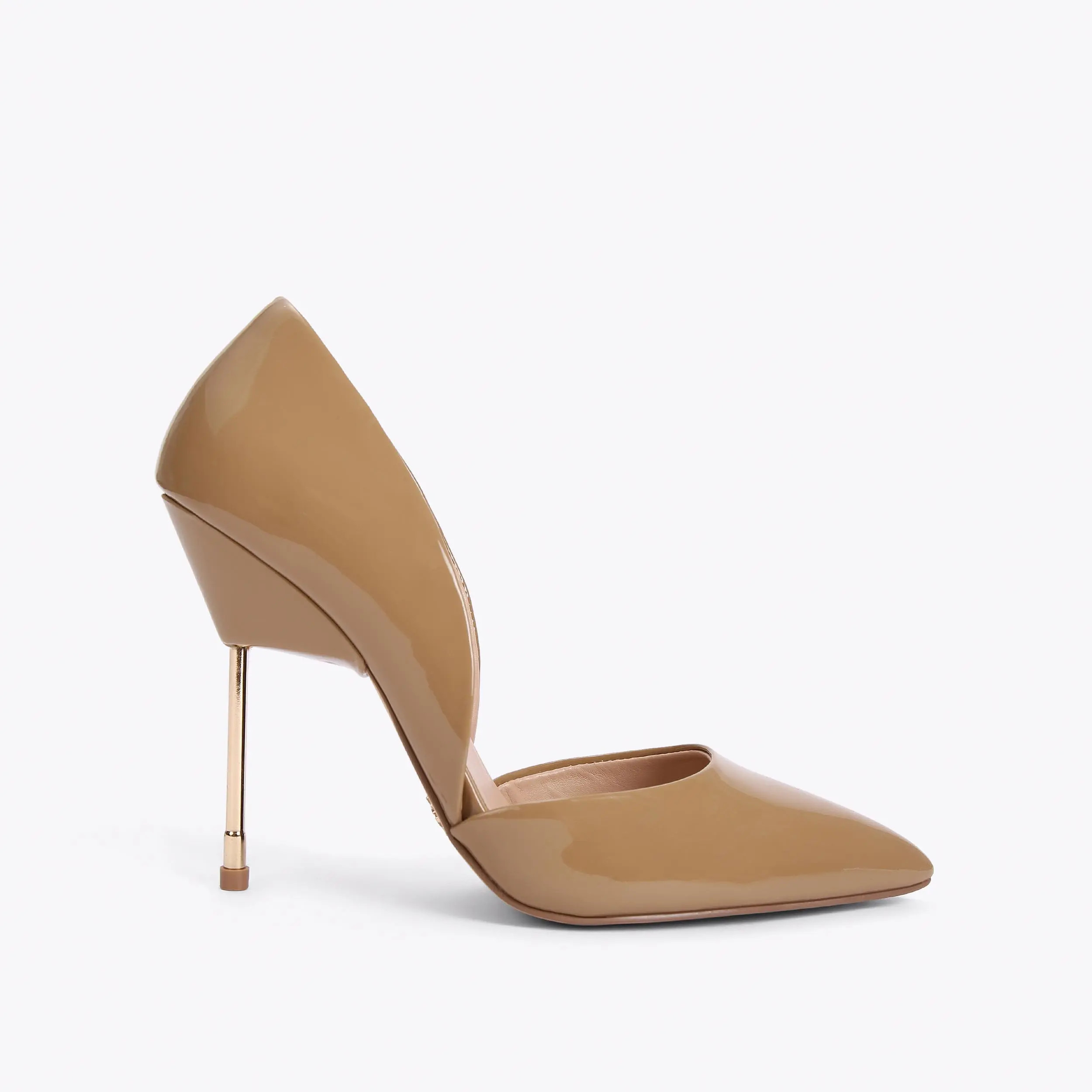 BOND Camel Patent Leather Heels by KURT GEIGER LONDON | Kurt Geiger UK