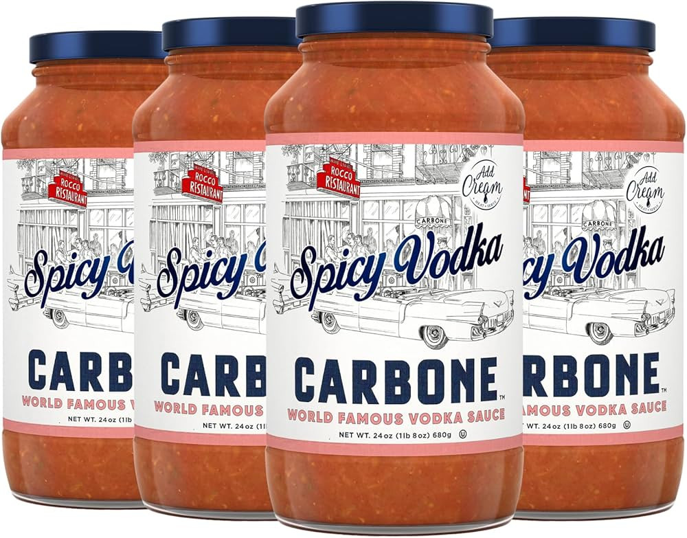 Carbone Spicy Vodka Pasta Sauce | World Famous Signature Recipe | Slow-Cooked with 100% Italian T... | Amazon (US)