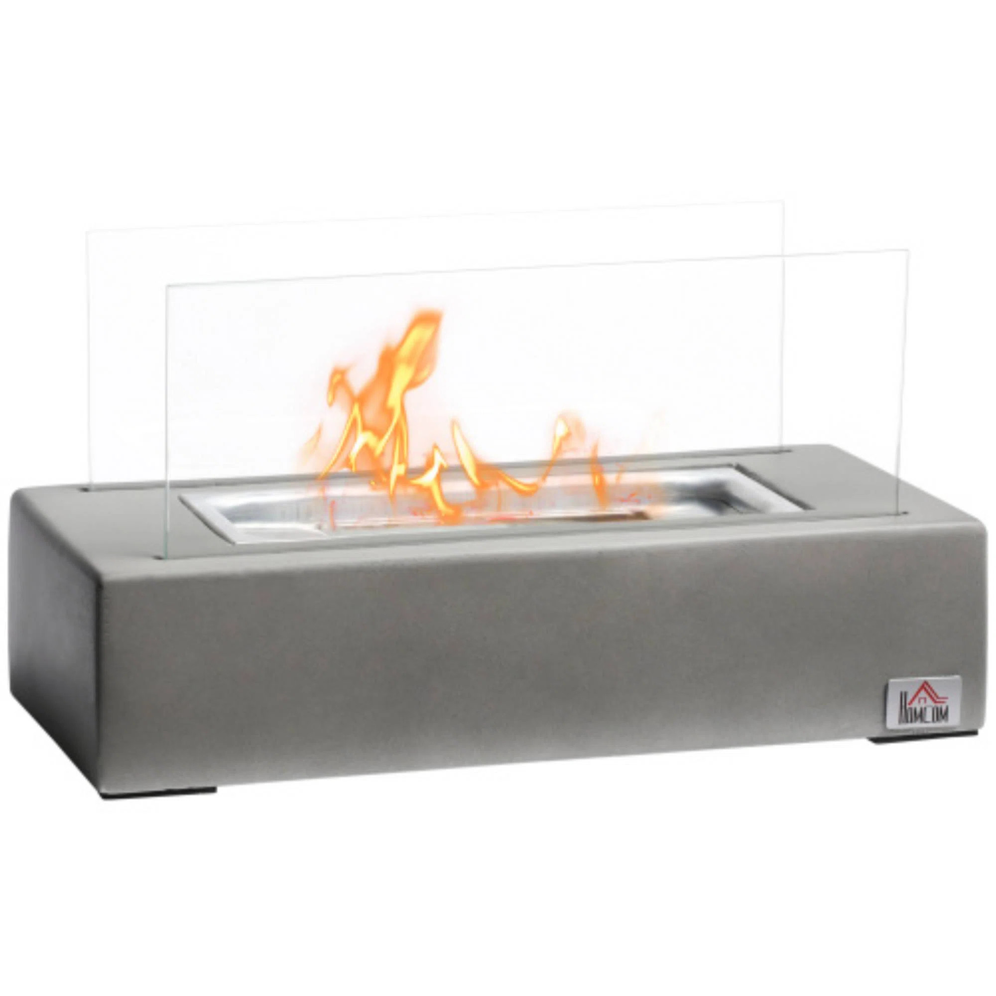 13" Portable Alcohol Tabletop Fireplace With Lid For Patio Evening Sips & Indoor Ambiance | Wayfair North America