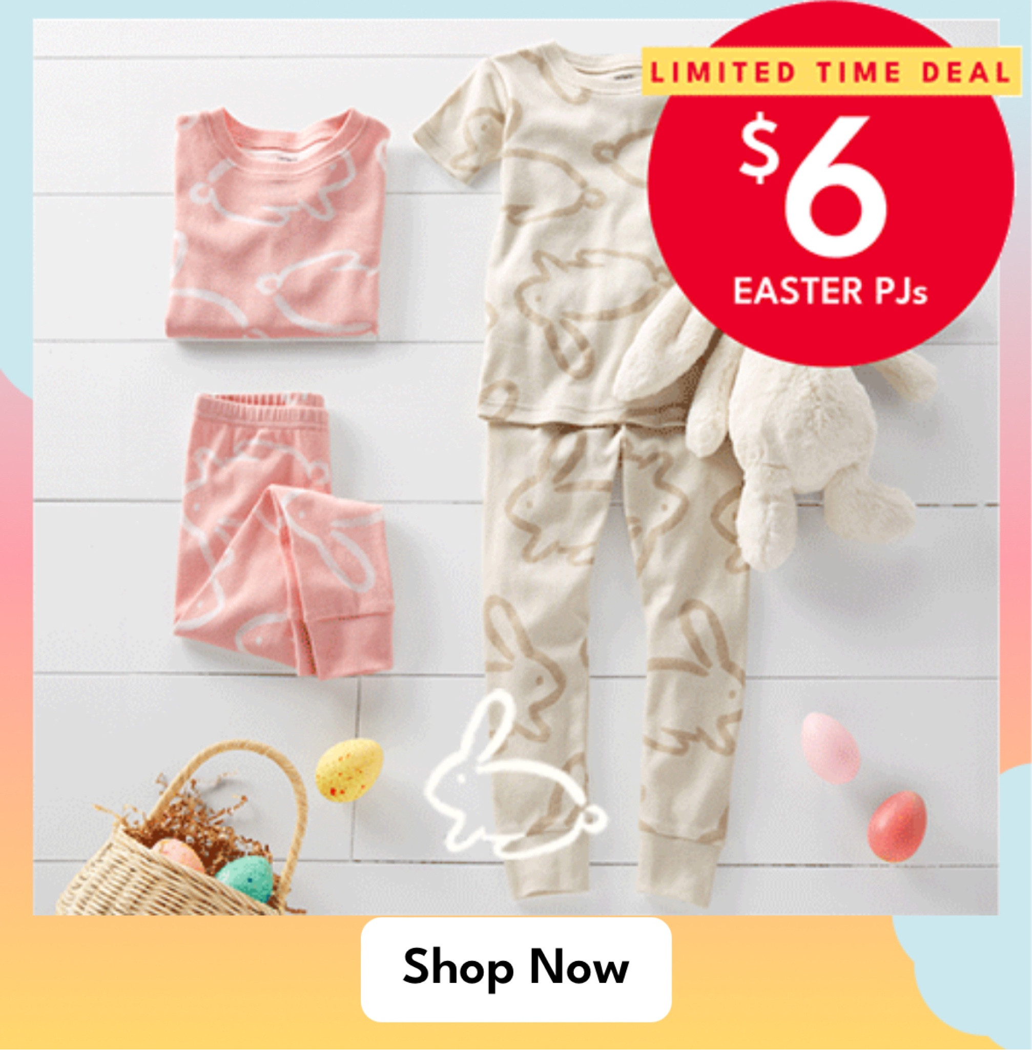 $6 Easter pajamas! 

#LTKkids #LTKsalealert #LTKSpringSale