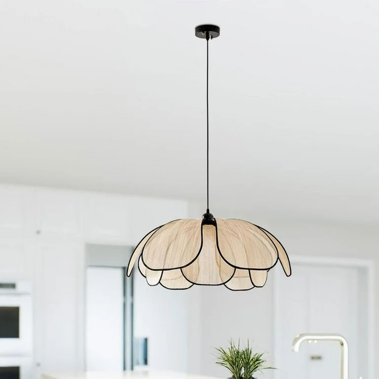 Gazechimp Boho Chandelier Lampshade Chandelier Decorative Nordic Pendant Lamp with 30cm | Walmart (US)