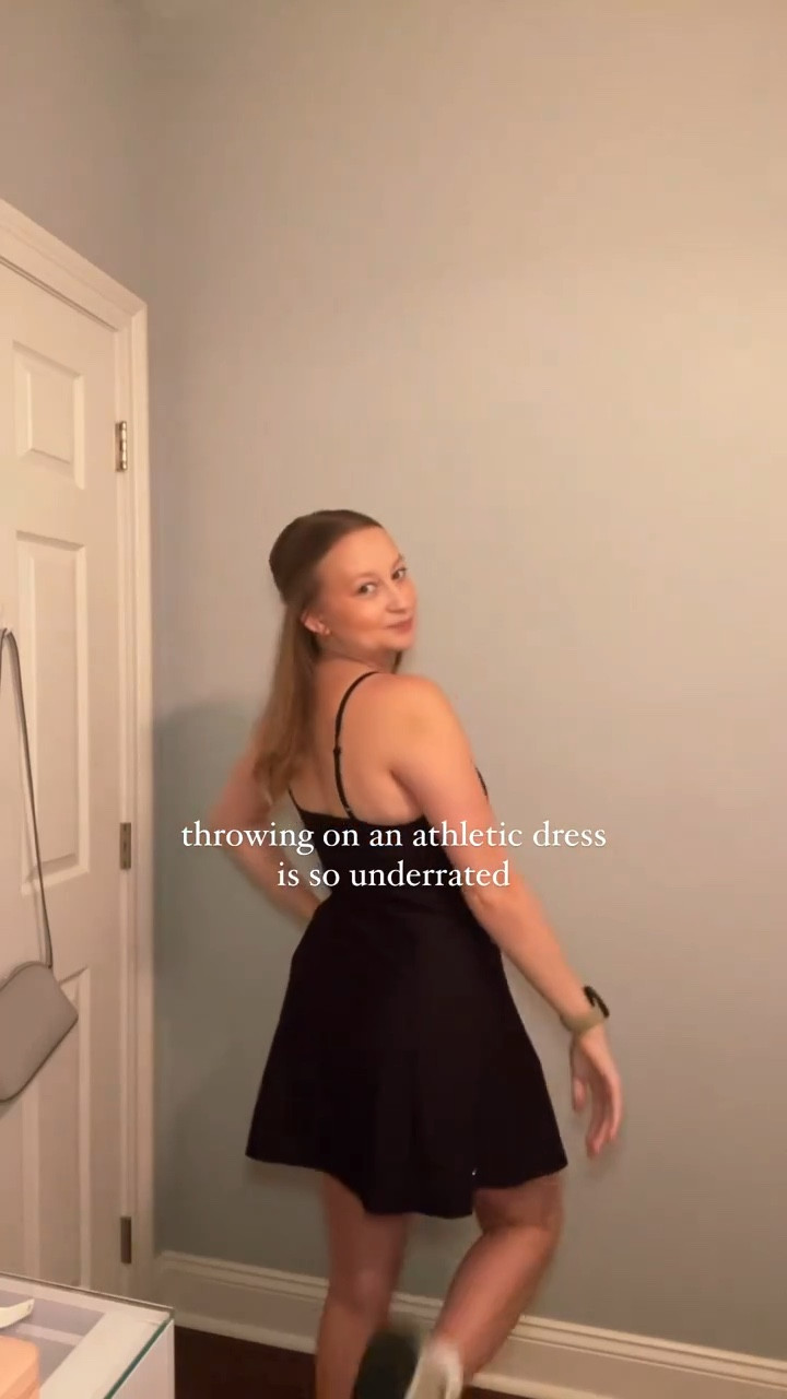 this old navy athletic dress is the comfiest thing for hot summer days 🥰☀️ 

#summerootd #athleticdress #activewear #oldnavyfinds #oldnavyactivewear