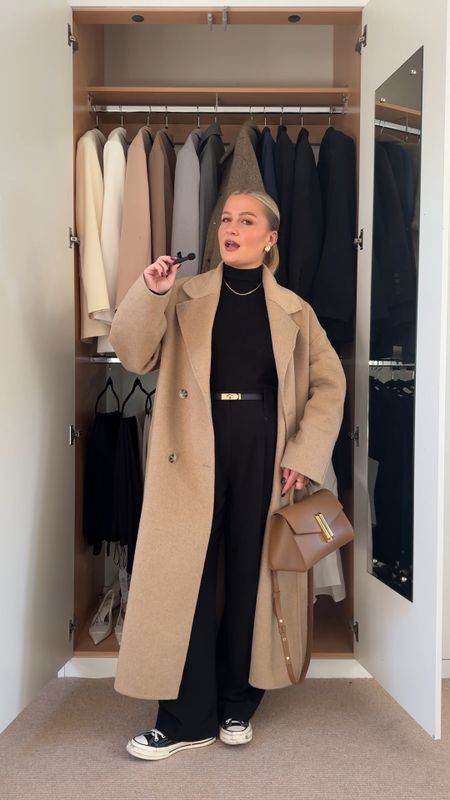 30 days of winter outfits: Day 5! 

Black and camel is one of my go to colour combinations, so classic and chic! Have linked everything down below with some coat alternatives! 

Office outfits, workwear 

#LTKstyletip #LTKMostLoved #LTKworkwear
