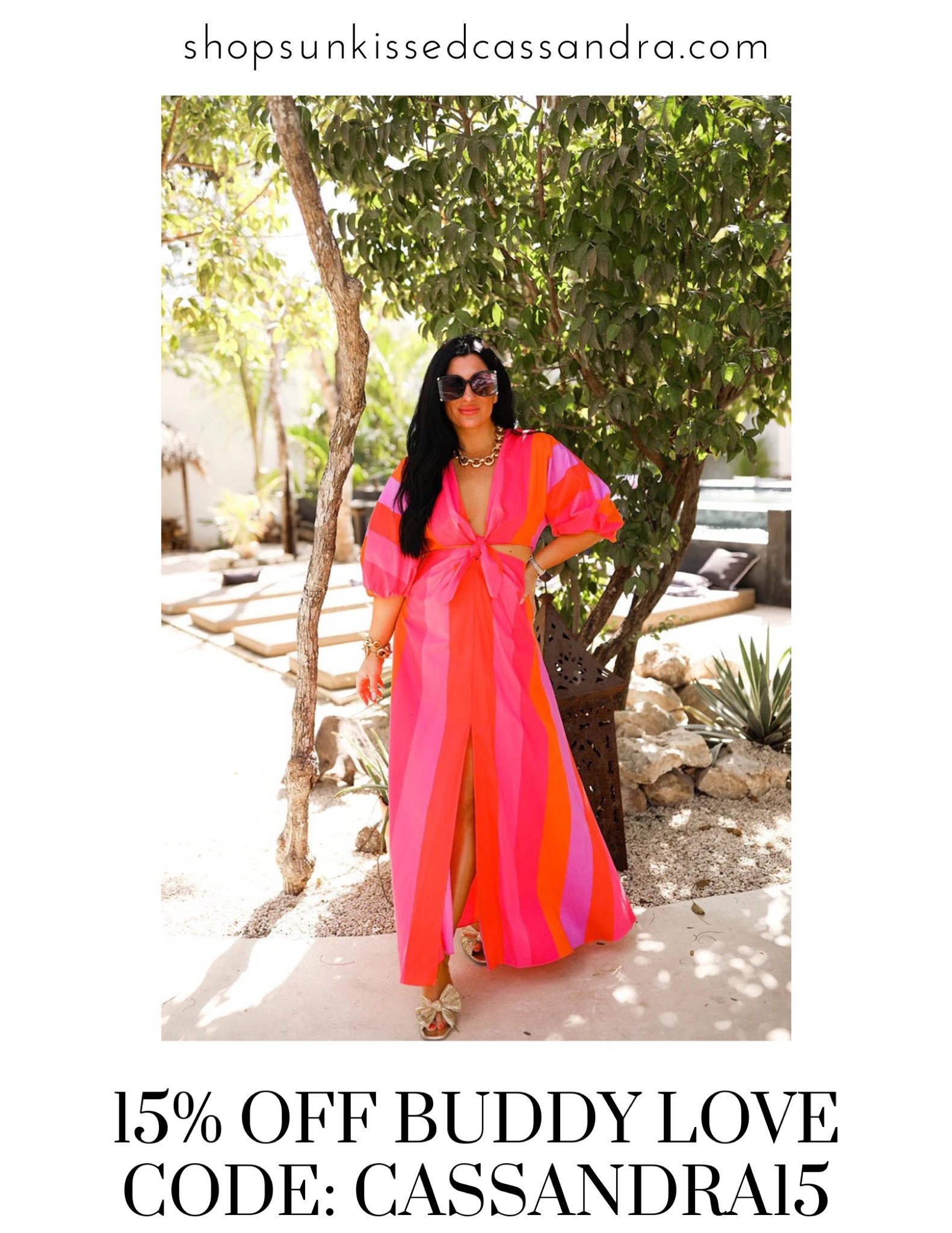 Buddy Love Vacay Outfit Inspo: Dresses 
15% off discount code: CASSANDRA15

#LTKtravel #LTKstyletip #LTKSeasonal