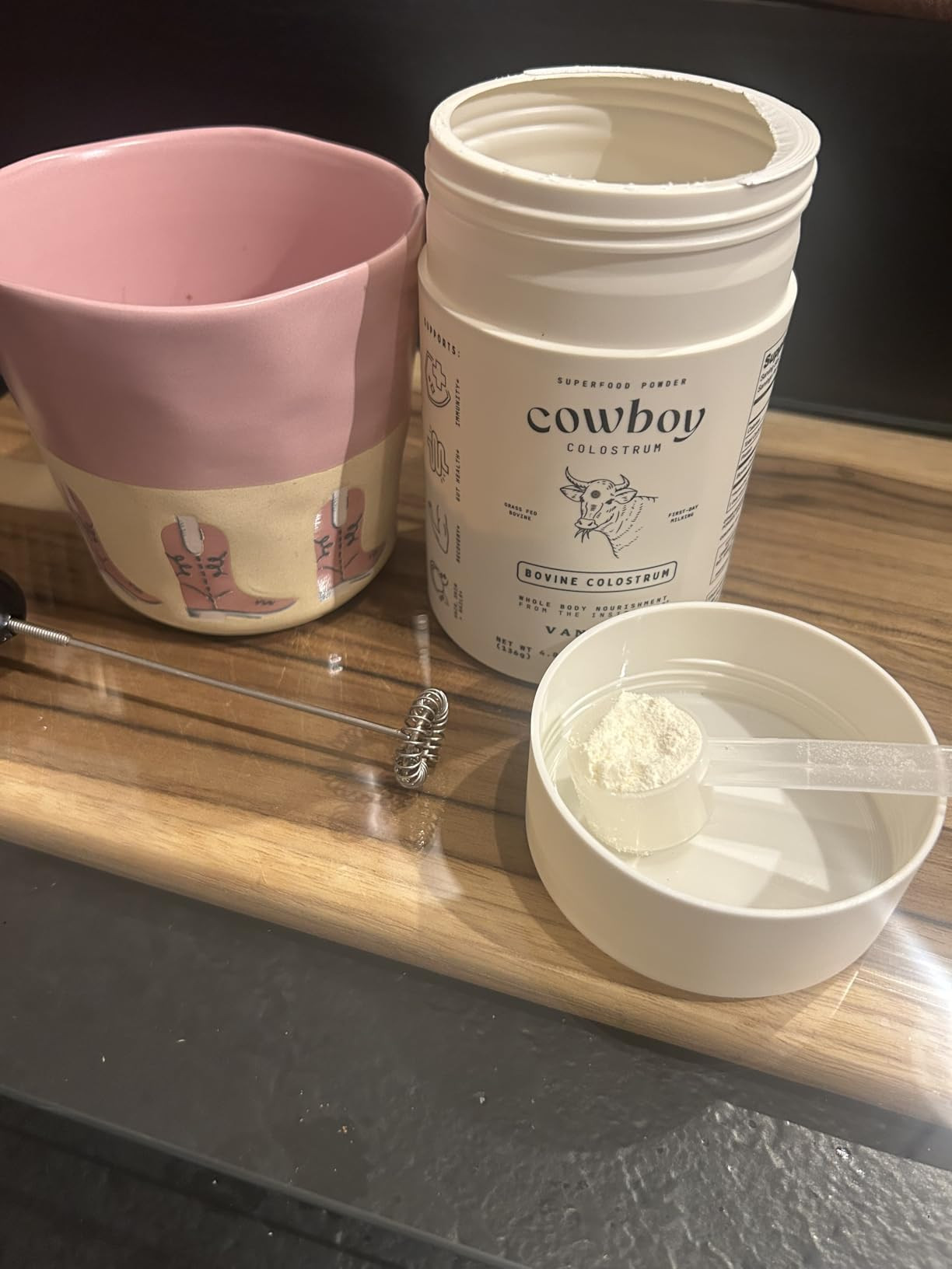 Cowboy - The Exclusive 1st Milking, Whole, Grass Fed Colostrum Supplement for Full Body Health - ... | Amazon (US)