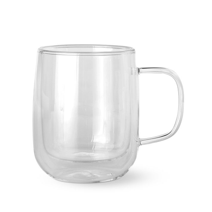 Double-Wall Glass Coffee Mugs | Williams-Sonoma