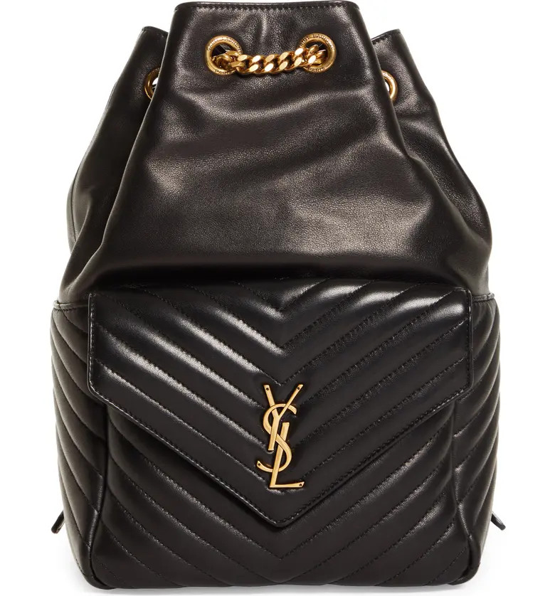 Joe Monogram Matelassé Leather Backpack | Nordstrom