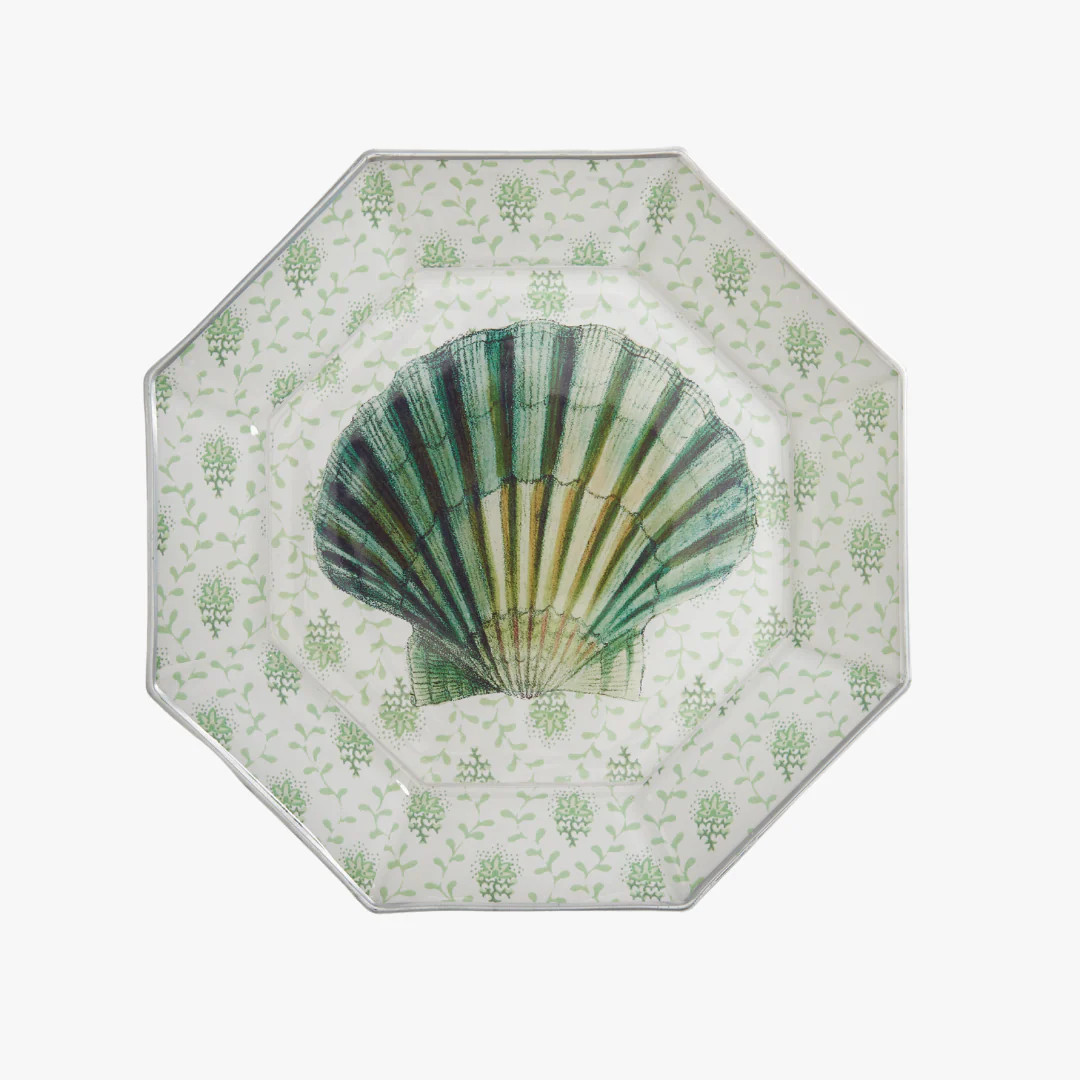 Scallop Shell Decoupage Plate | Dear Keaton