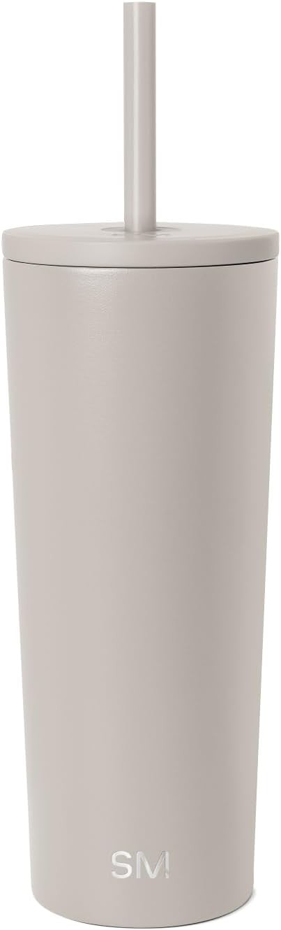Simple Modern Insulated Tumbler with Lid and Straw | Iced Coffee Cup Reusable Stainless Steel Wat... | Amazon (US)