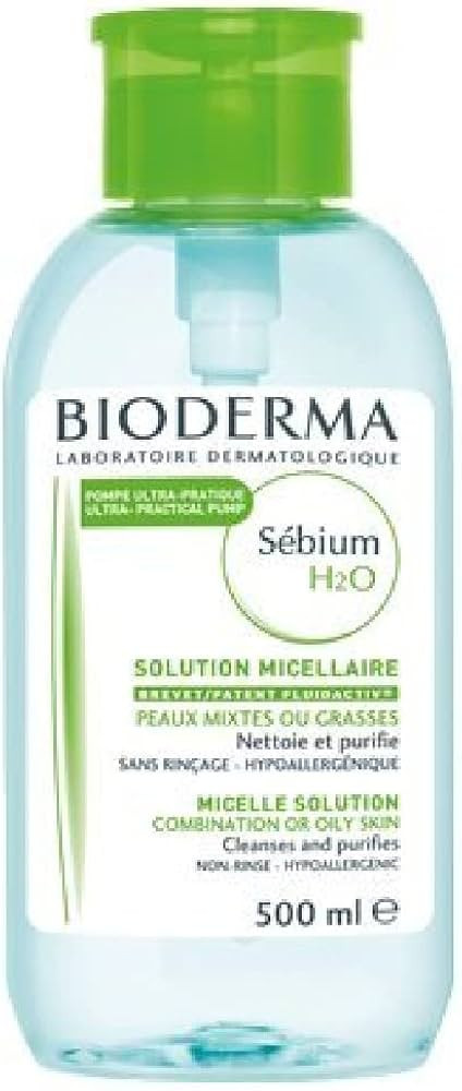 Bioderma - Sébium H2O - Micellar Water - Facial Cleanser and Makeup Remover - Face Cleanser for ... | Amazon (US)