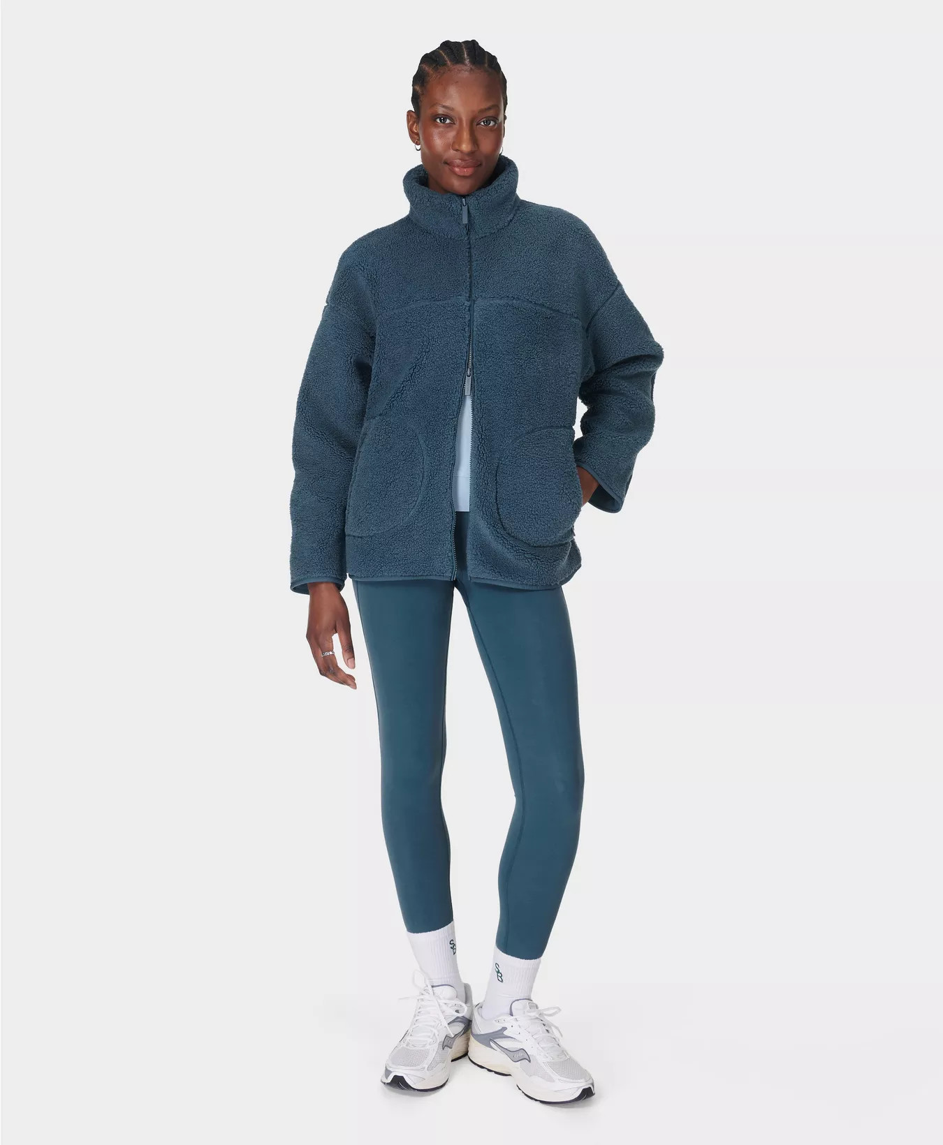 Plush Textured Zip Up | Sweaty Betty UK