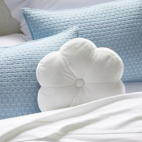 Flower Velvet Pillow | Pottery Barn Teen