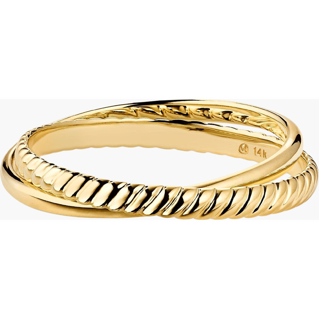Duo Ring in 14K Yellow Gold by MEJURI at Nordstrom, Size 8 | Nordstrom