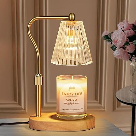 seenlast Candle Warmer Lamp with Timer Dimmer Adjustable Height for New Home Bedroom, Vintage Hom... | Amazon (US)
