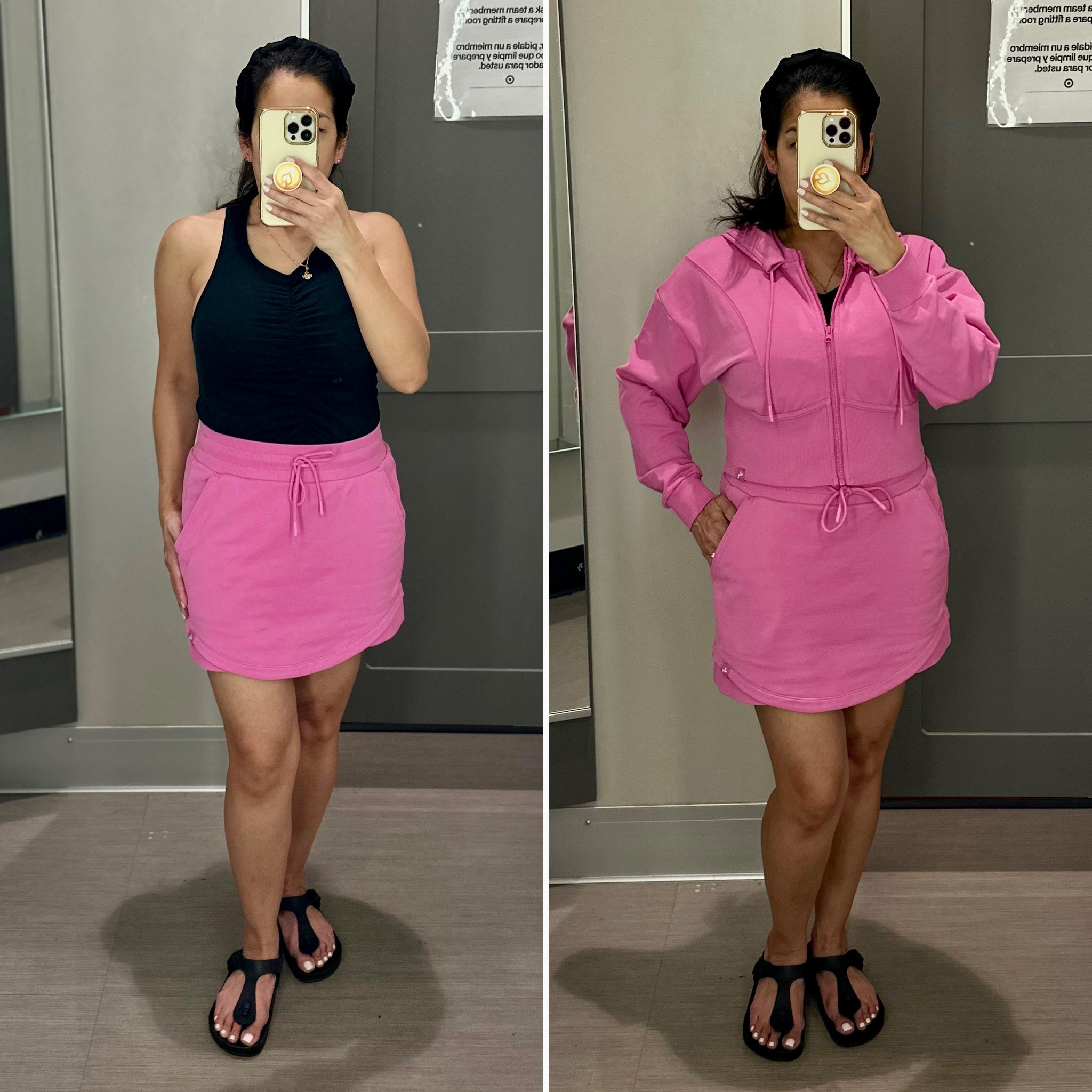 “On Wednesdays we wear pink”💕

Y’all, I can’t get enough of this terry skort set…because I literally bought it in 3 colors!  These pieces run true to size, but I sized up on the hoodie for a longer fit!

* Skort - $25
* Hoodie - $32
* Tank - $16

#target #targetstyle #blackpink #pink #onwednesdayswewearpink #ootd #ootdfashion #athleisure #ltk #ltkunder50 #summer #summervibes #outfitoftheday #explorepage #explore #foryou #fyp #fypシ #foryoupage #instagood #birkenstock #summervibes #outfitinspiration #ootdinspiration #outfitideas 

#LTKstyletip #LTKfit #LTKunder50