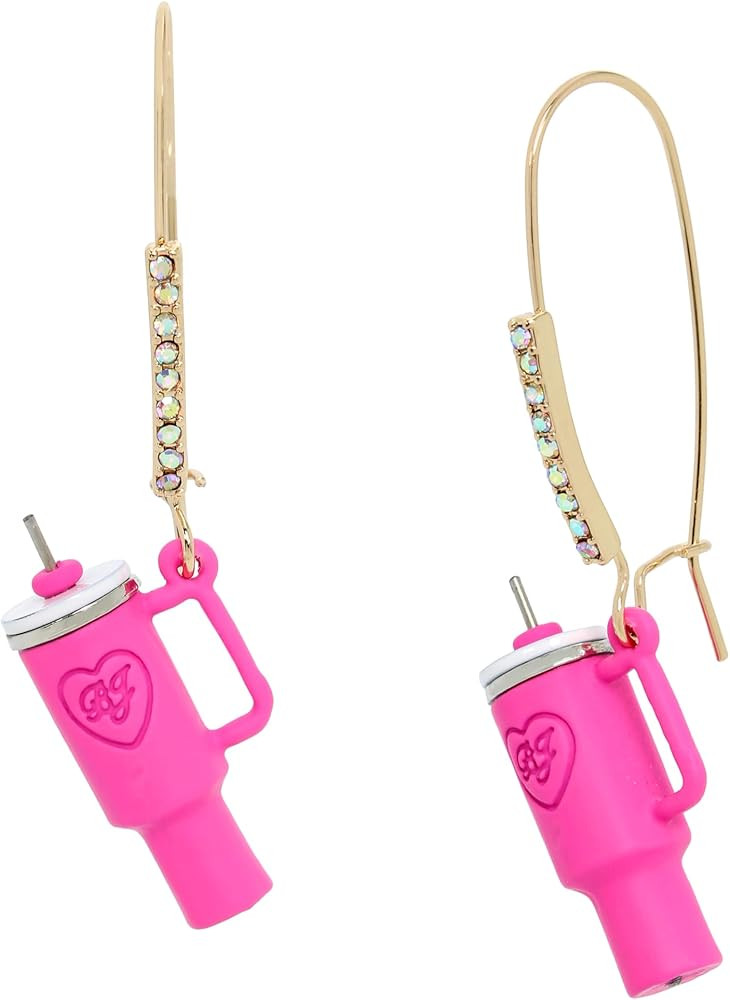 Betsey Johnson Womens Betsey BJ Cup Dangle Earrings | Amazon (US)