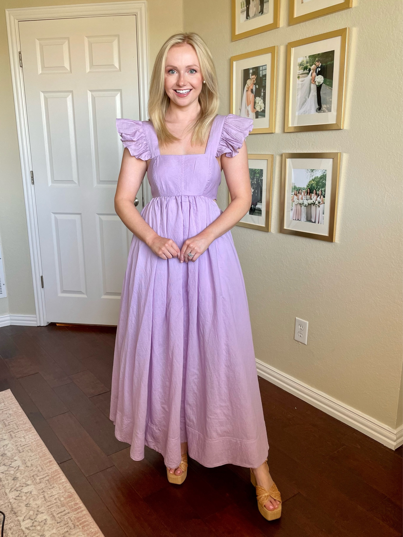 Wearing a small! | lavender dress, maxi dress, sundress, wedding guest dress, purple dress, spring dress 

#LTKstyletip #LTKSeasonal #LTKFind