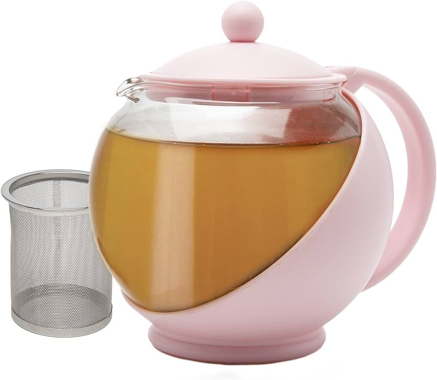 Primula Half Moon Teapot with Removable Infuser, Glass Tea Maker with Reusable Fine Mesh Stainles... | Amazon (US)