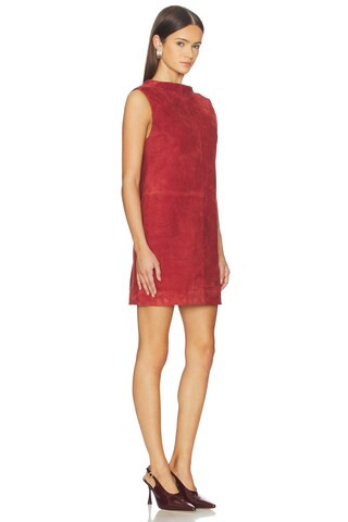 SRG Mona Suede Dress in Dark Cherry from Revolve.com | Revolve Clothing (Global)