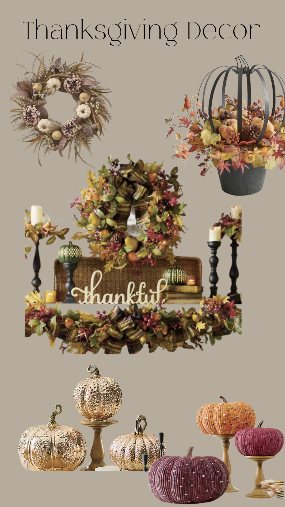 Now that Halloween in over it's time to swap out those Jack o Lanterns and get ready for Thanksgiving!

#LTKFallSale #LTKSeasonal #LTKHome