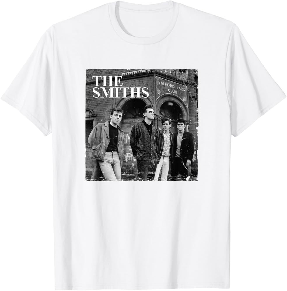 The Smiths Salford Lads Club Band Photo by Stephen Wright T-Shirt | Amazon (US)