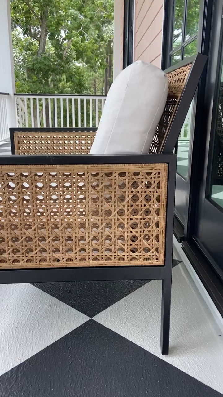 Obsessed with anything cane!  This outdoor furniture set is 🫶🏽

#LTKhome