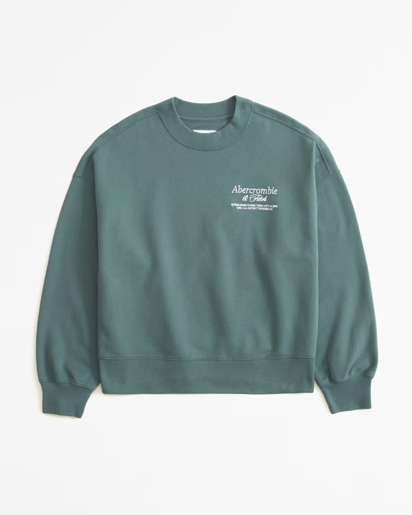 Logo Crew Sweatshirt | Abercrombie & Fitch (UK)