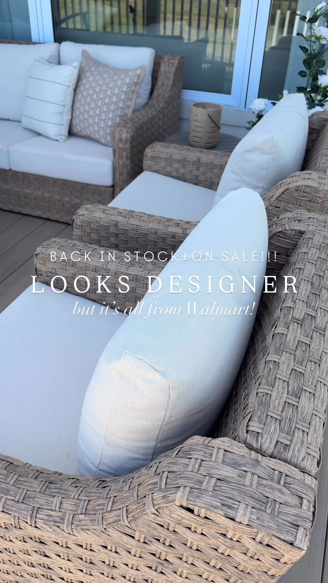 Back in stock and on sale! I’ve never seen this at this low will sell out fast

10 out of 10 so comfortable and amazing quality we have had for two years now and it has held up great during rough winters 

Outdoor furniture, patio furniture, outdoor decor, Walmart patio furniture

#LTKSaleAlert