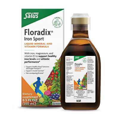 Floradix Iron Sport Liquid Mineral & Vitamin Formula - Daily Nutrition & Energy Support* - Sports Nutrition with Iron, B Vitamins & More - 8.5 fl oz | Target