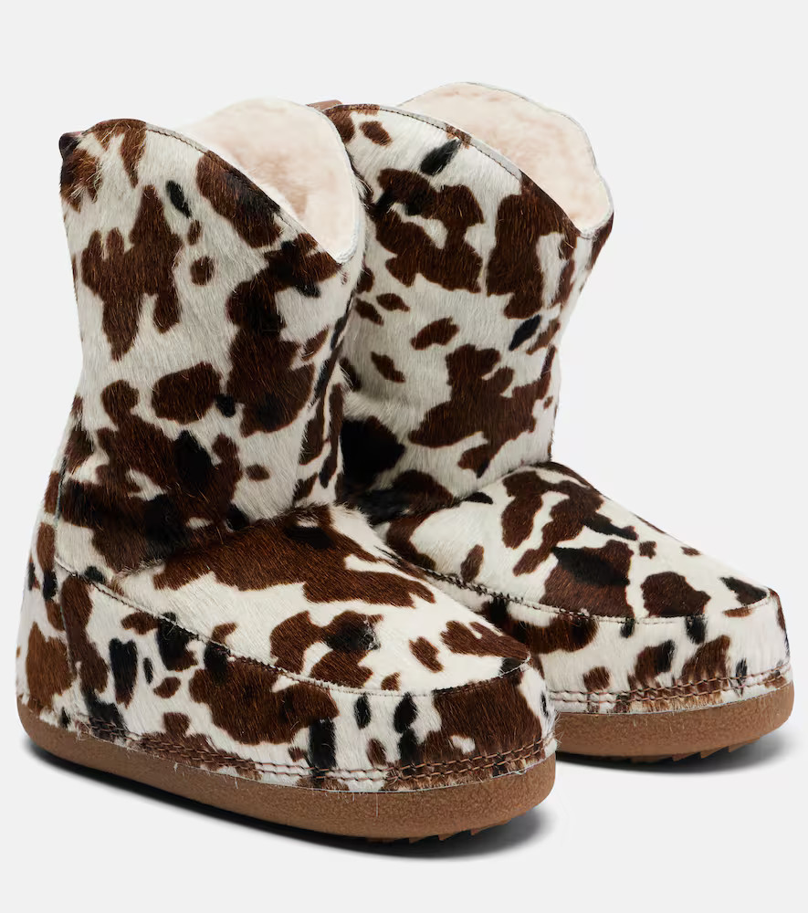 Inuikii Cowboy calf hair snow boots | Mytheresa (US/CA)