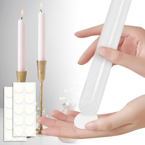 50 Taper Candle Holders Candle Adhesive Candle Grips Small Candle Accessories Taper Candle Adhesive Inserts | Amazon (US)