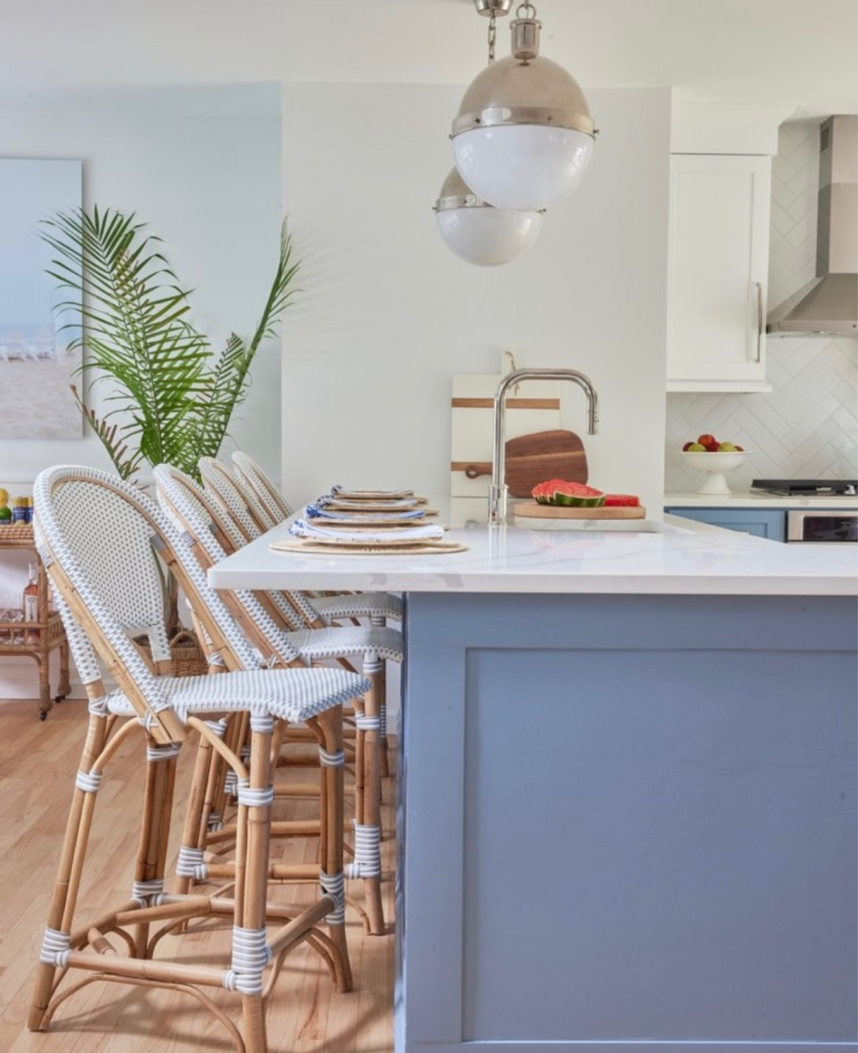Happy Earth Day! 🌍 I love seeing eco-friendly materials used in interior design. Materials such as rattan can be used to create spaces that not only look stunning but also contribute to a more sustainable future. Let's celebrate and honor our beautiful planet today and every day! 💚🌿

#LTKhome