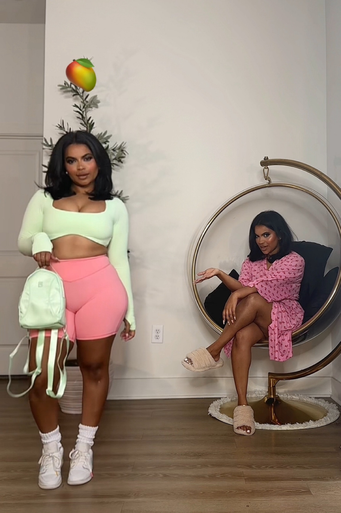 My fav combo! 🥭everything is size small🥭use code KIKI to save 

#LTKFitness #LTKStyleTip #LTKMidsize