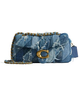 Quilted Tabby Medium Repurposed Denim Patchwork Shoulder Bag 26 | Macy's