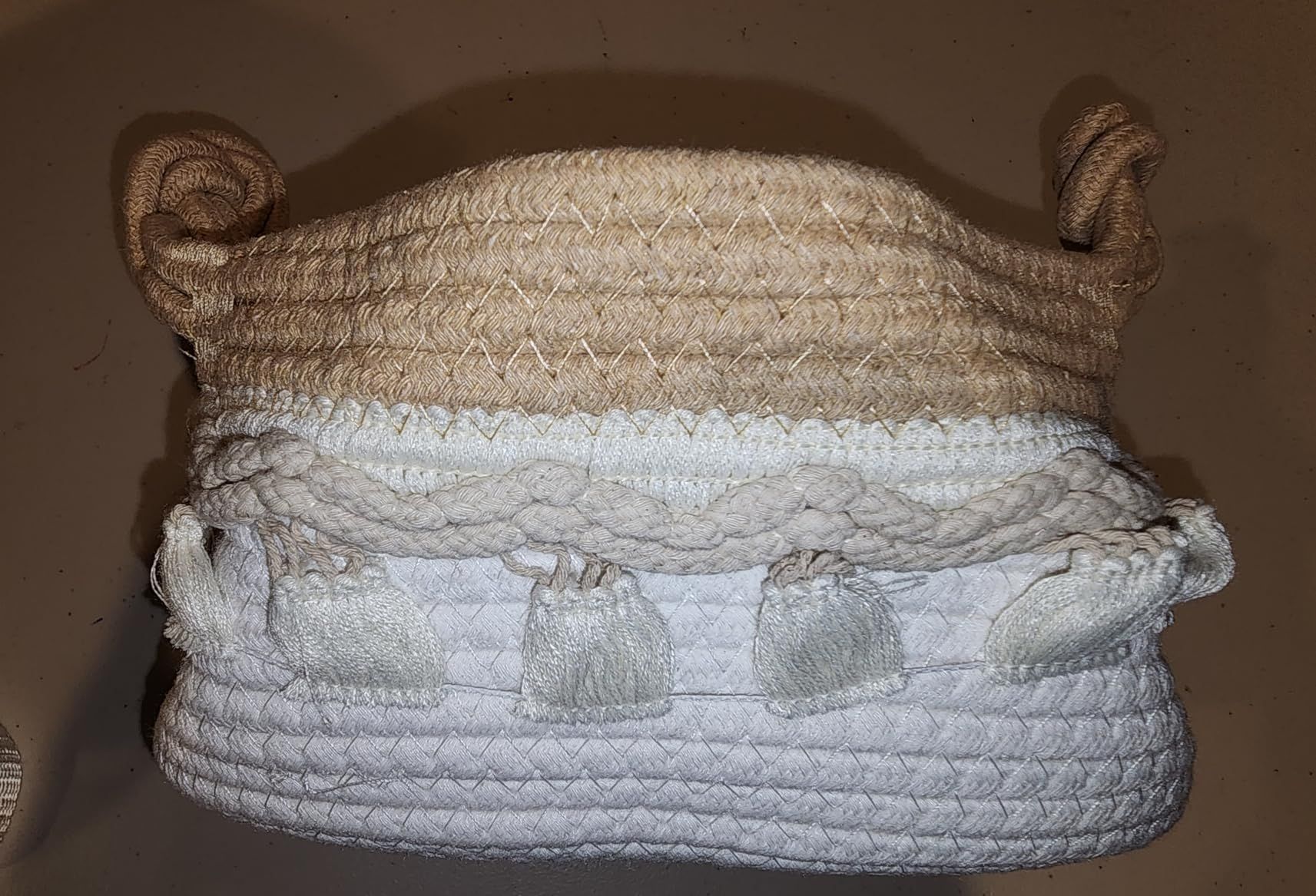 Small Basket for Gifts Empty, Woven Basket for Storage Cute Toilet Paper Storage Decorative Gift ... | Amazon (US)