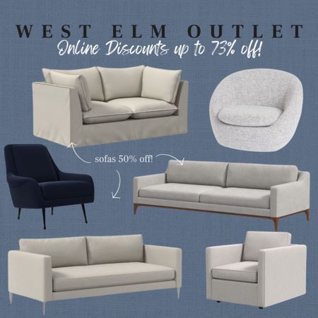 CLICK THE FIRST PHOTO TO VIEW THE FULL ONLINE WEST ELM OUTLET SECTION!

Loving these West Elm outlet sofas for 50% off!

#LTKhome #LTKsalealert