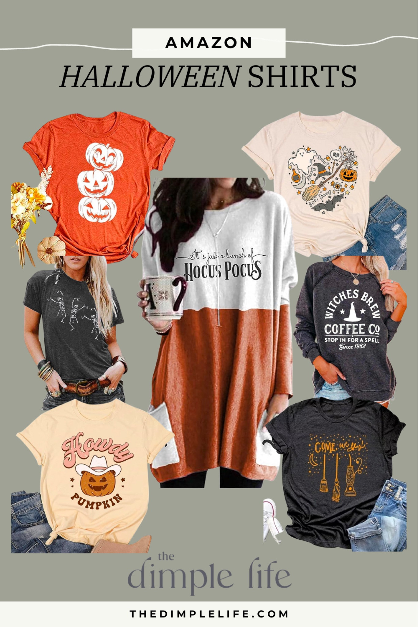 Get into the spooky spirit with these hauntingly cool Halloween shirts from Amazon! 

#HalloweenShirts #AmazonFinds #SpookyStyle
#HalloweenFashion
#HalloweenTees
#HalloweenApparel
#CreepItReal
#SpookySeason



#LTKHalloween