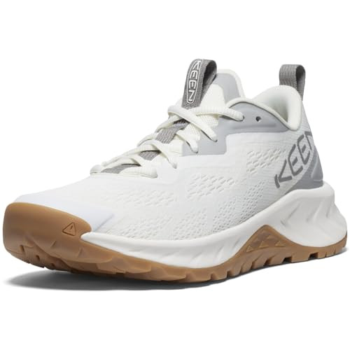 KEEN Women's Versacore Speed Breathable Vented Comfortable Hiking Shoes, Star White/Alloy, 8.5 | Amazon (US)