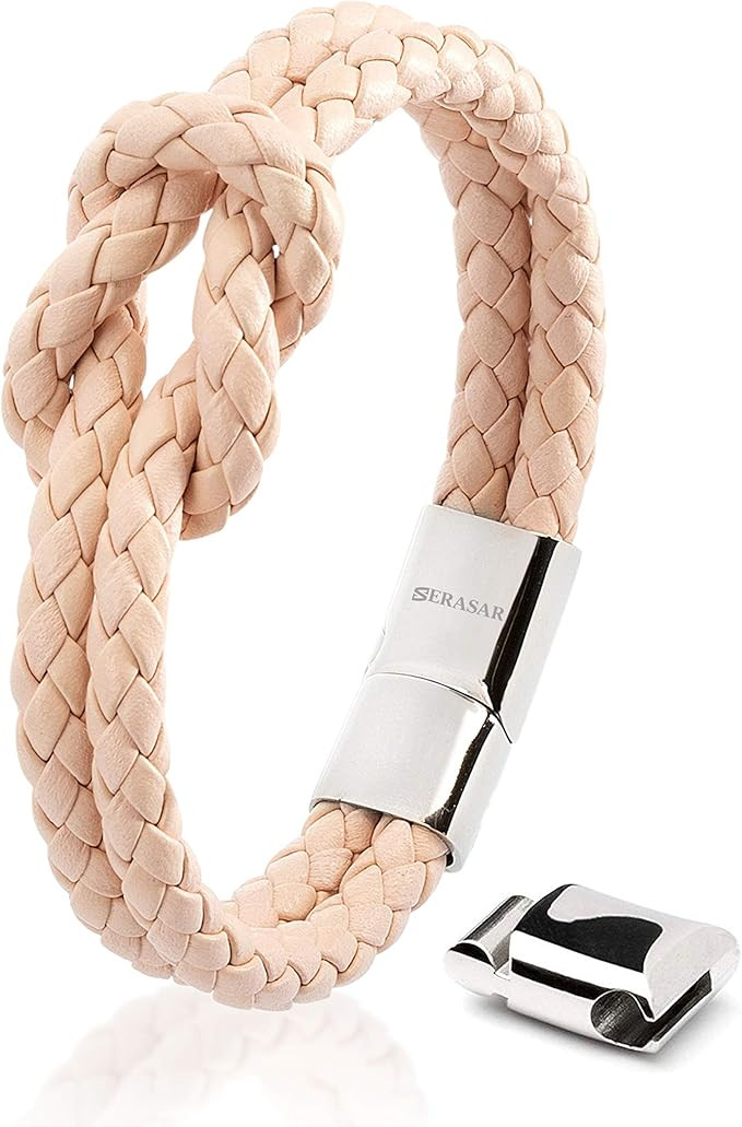SERASAR - Leather Knot Bracelet for Women - Different Lengths and Colors - With Gift Box | Amazon (US)