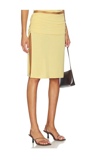 With Jean Lila Skirt in Yellow. - size XXS | Revolve Clothing (Global)