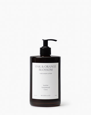 Oak & Orange Blossom Hand Lotion | McGee & Co. (US)