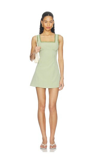 MORE TO COME Kalpana Mini Dress in Green. - size L | Revolve Clothing (Global)