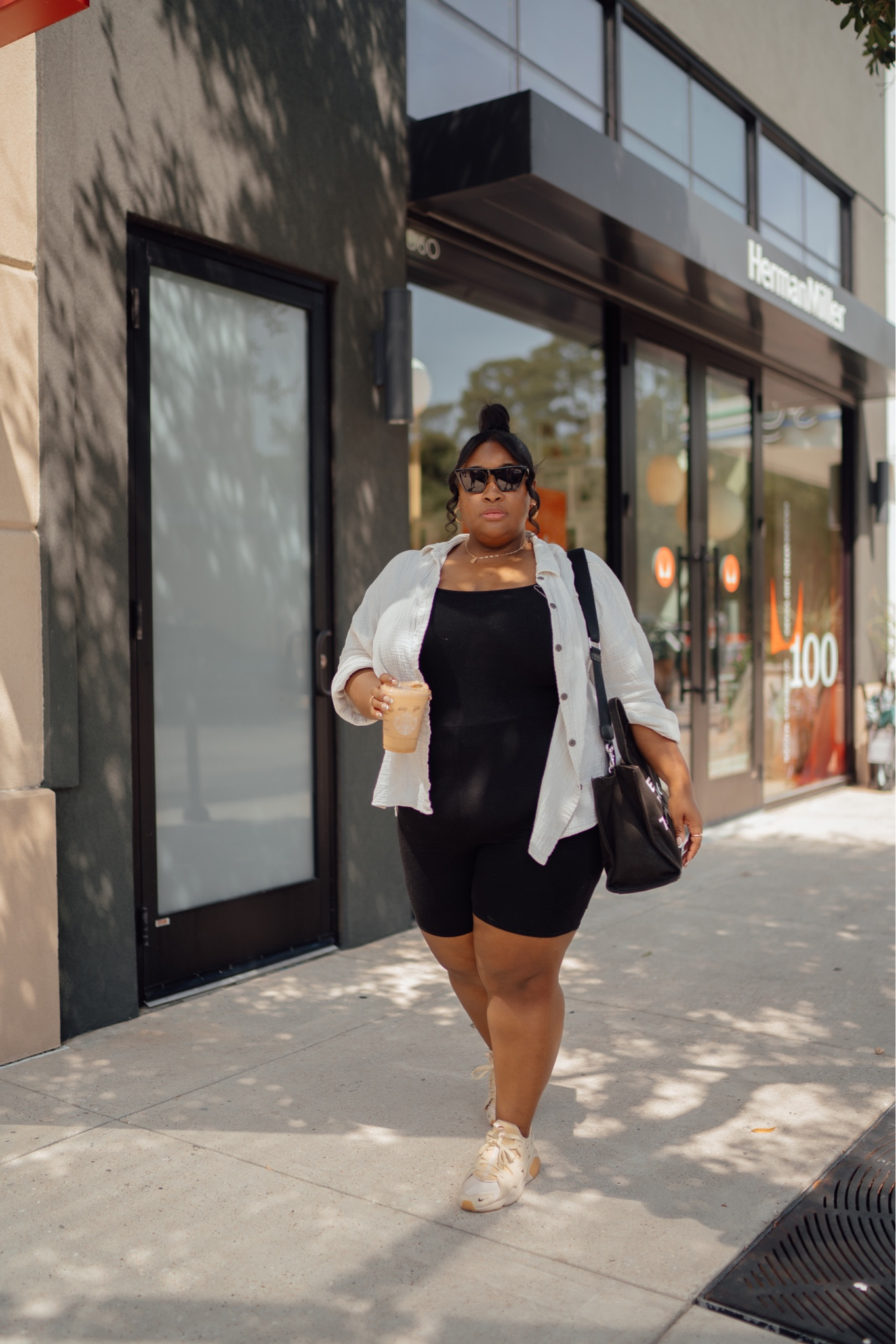 Plus size fall outfit idea. Torrid Catsuit, button down & Nike shoes with Amazon shades

#LTKbump #LTKcurves #LTKunder100